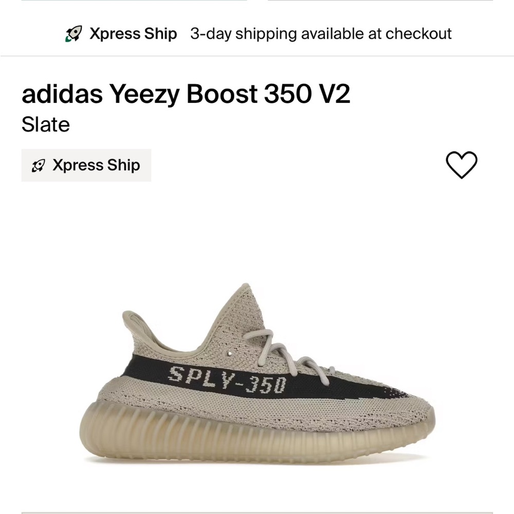 adidas Yeezy Boost 350 V2 - slate